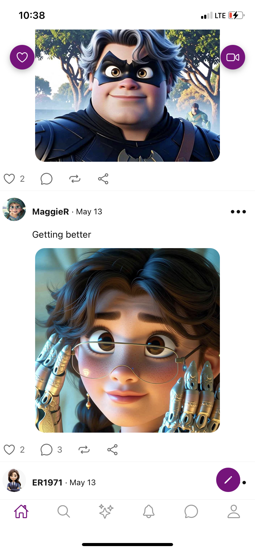 Character transformation 2