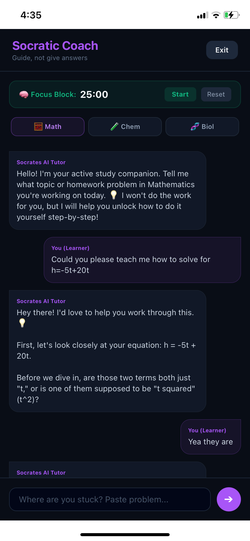 Socratic Coach 3